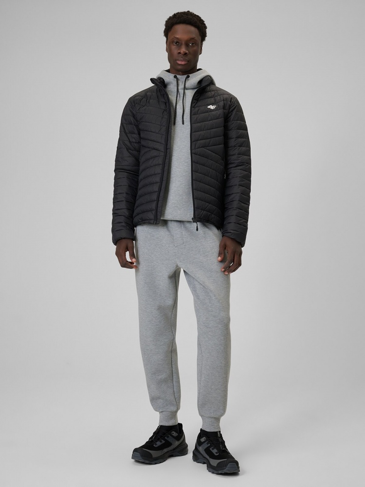 Куртка чоловіча 4F DOWN JACKET M0853 4FWSS26TDJAM0853-20S р.S чорна