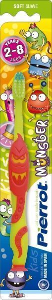 Зубна щітка Pierrot Монстр 2+ м'яка 1 шт.