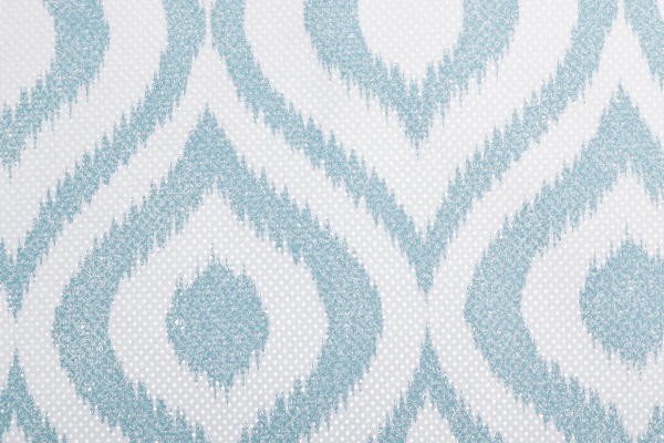 Чехол для одежды Лилия Vivendi 105x60 см бирюзовый с белым