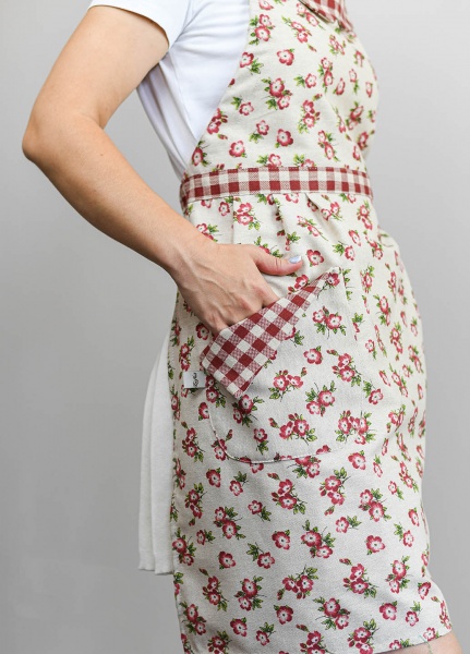 Фартук Бордо цветок La Nuit