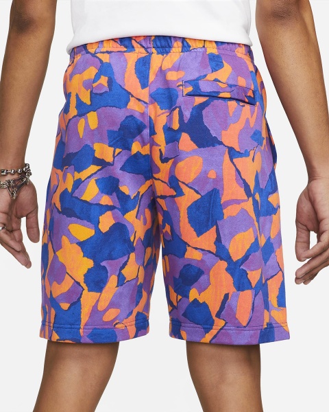 Шорти Nike CLUB+ FT SHORT AOP DX0803-551 р. S різнокольоровий