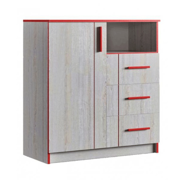 Комод Феникс 800 Рио 1Д 3Ш 810х400х890 мм ясень