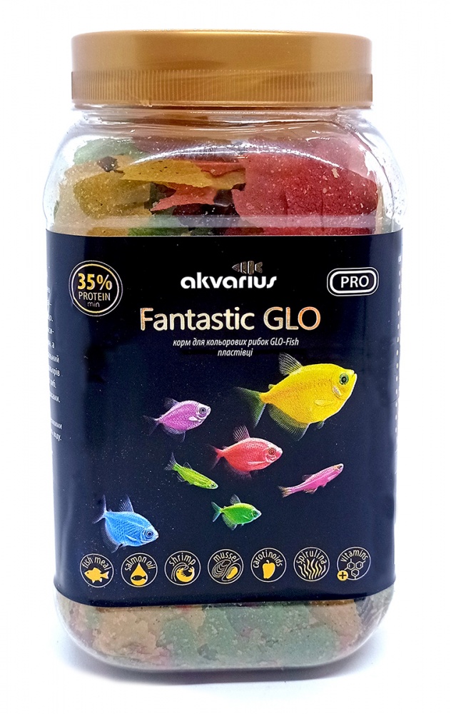 Корм Акваріус Fantastic GLO 80 г