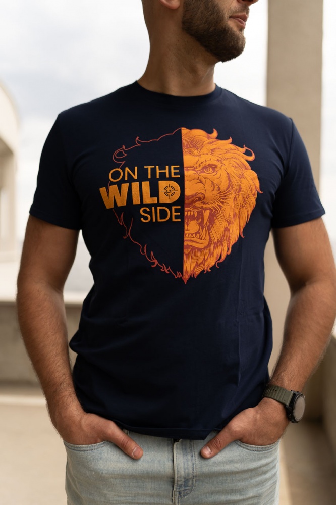 Футболка LOGOS-Tac з нанесенням Лев 04-09-00-0060 р.L різнокольоровий