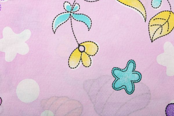 Комплект постельного белья СЕЛЕНА Сказочный замок розовый 