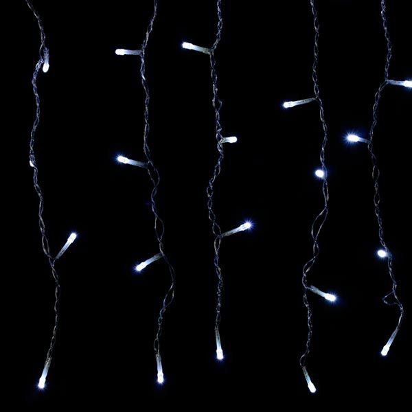 Електрогірлянда-штора Феєрія біла QC2019 вбудований світлодіод (LED) 135 ламп 2,7 м