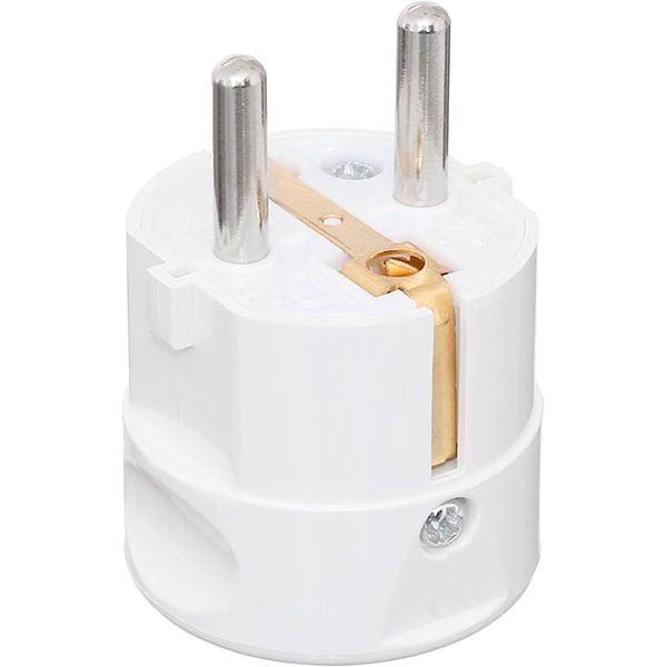 Вилка электрическая UP! (Underprice) CT9 с заземлением 220В 16А IP20 белый