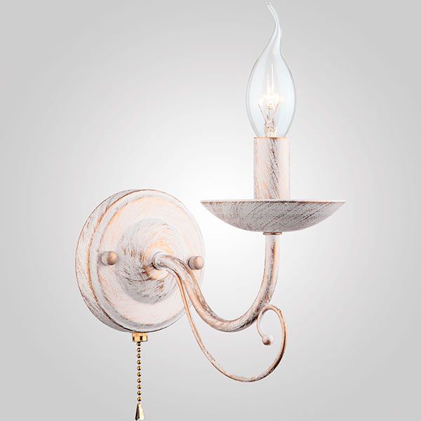 Бра Strotskis Luciana 1x40 Вт E14 бело-золотистый 22404/1 