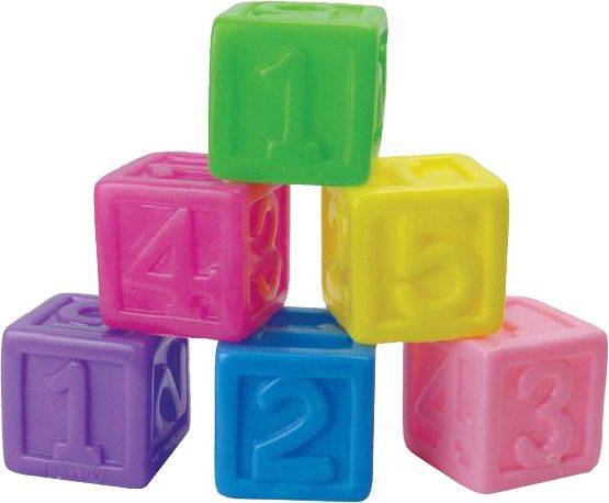 Игрушка для ванны Bebelino Кубики с цифрами 57089