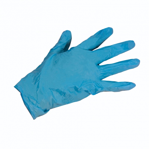 Перчатки Petruzalek нитриловые 100 шт./уп. (1030401) р. L синий