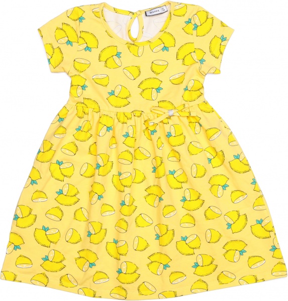 Платье Wanex 42156 р.116 желтый с рисунком 
