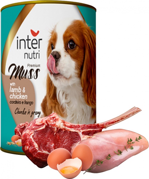 Консерва для собак Internutri MUSS з ягням 415 г