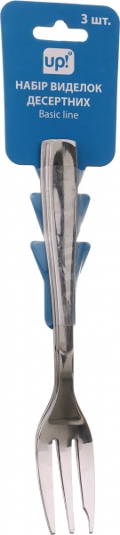 Набор вилок десертных Basic line 3 шт UP! (Underprice)