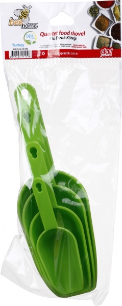 Совок для сипких продуктів 4 шт 19,5х6.,5х5.,5 см AK 459 Fackelmann