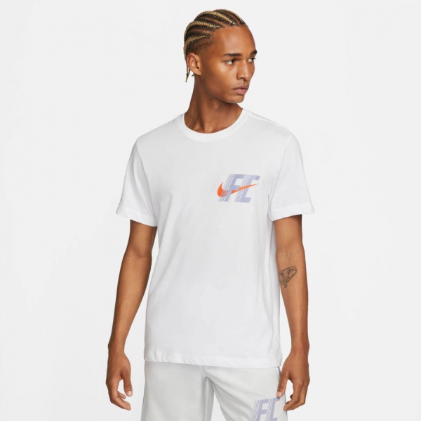 Футболка Nike DF FC TEE WHITESPACE FD0039-100 р.2XL білий