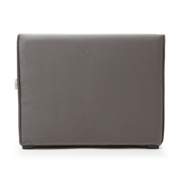 Пандус-сходинки з лежаком PETBED Velor лівий 55x42x42 см темно-сірий