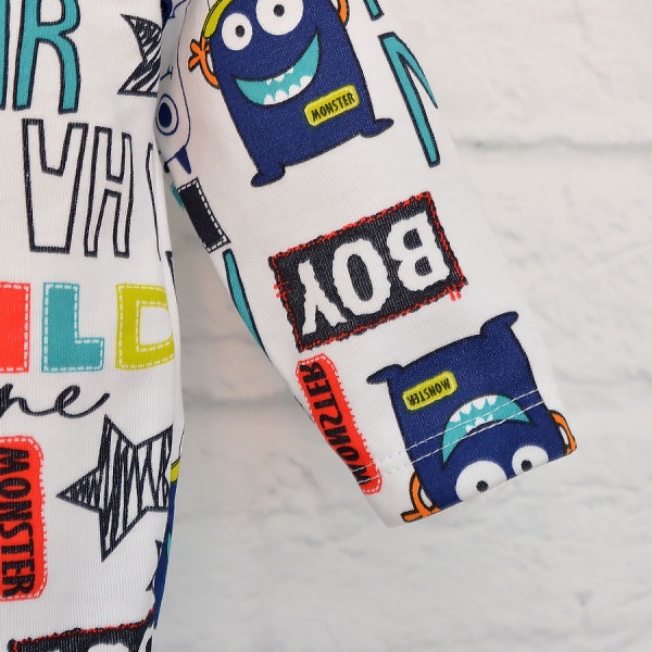 Боди для мальчика Blanka Монстрики р.92 синий 110336 