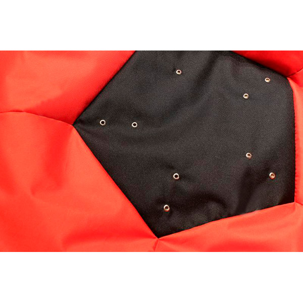 Кресло-мешок Мяч XXL красный с черным 