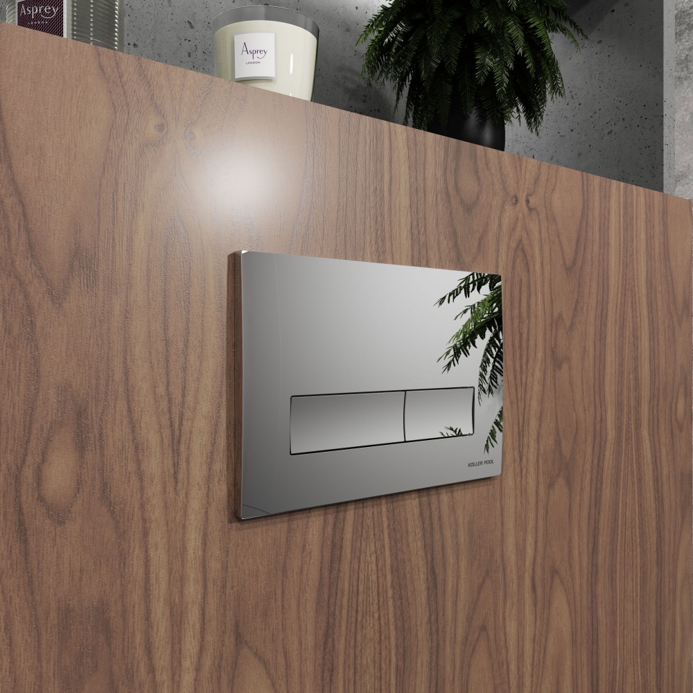 Клавиша смыва Koller Pool Neon Pro New хром глянец