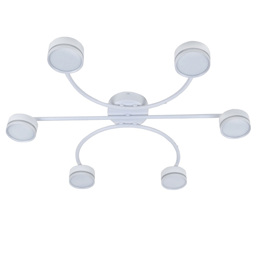 Люстра потолочная Victoria Lighting 6xGX53 белый Currant/PL6 white