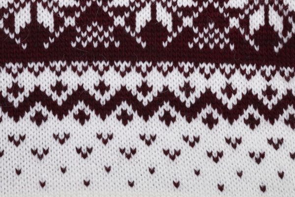 Жакет Mari-Knit р.134-68 белый с бордовым 827 