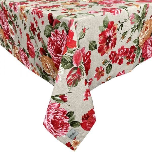Скатерть РОУЗ Цветы большие 133x110 см La Nuit 