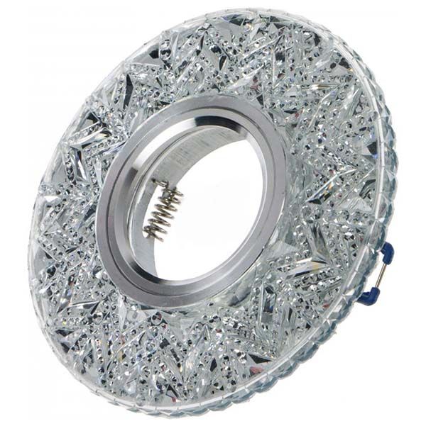 Светильник точечный LightMaster с LED-подсветкой GU5.3 прозрачный CL7091 