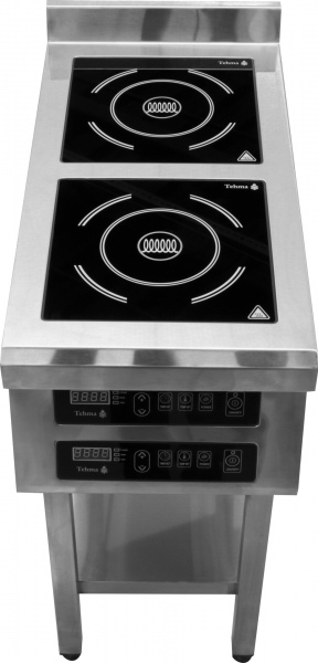 Плита индукционная Tehma 2-х конф - 3,5 кВт 400х800х850 мм напольная
