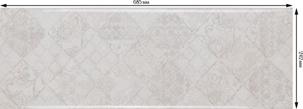 Плитка Halcon Arabesco Antic perla 24,2x68,5 