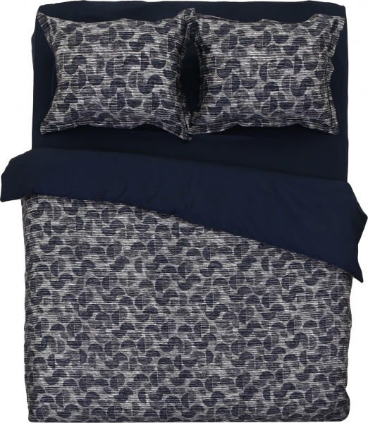 Комплект постільної білизни Acevedo 2 темно-синій Lameirinho 