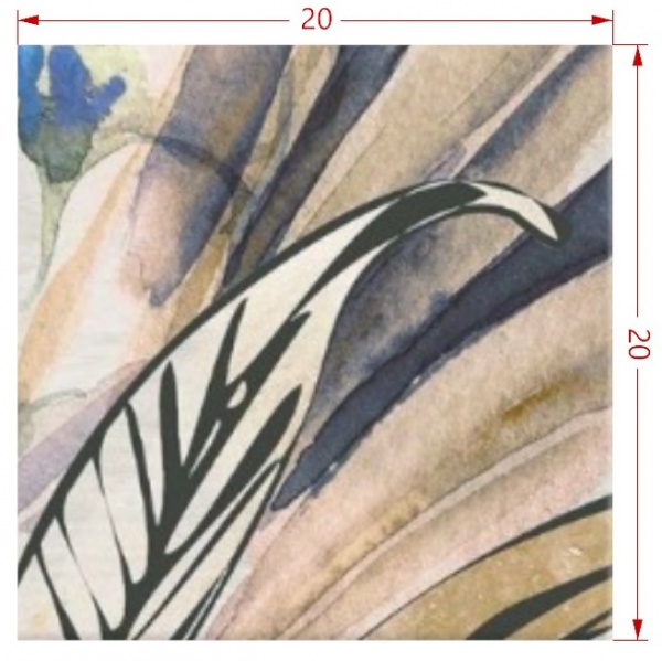 Плитка Mainzu Боттега Петчвуд Аутумн Ливс Декор 20x20 