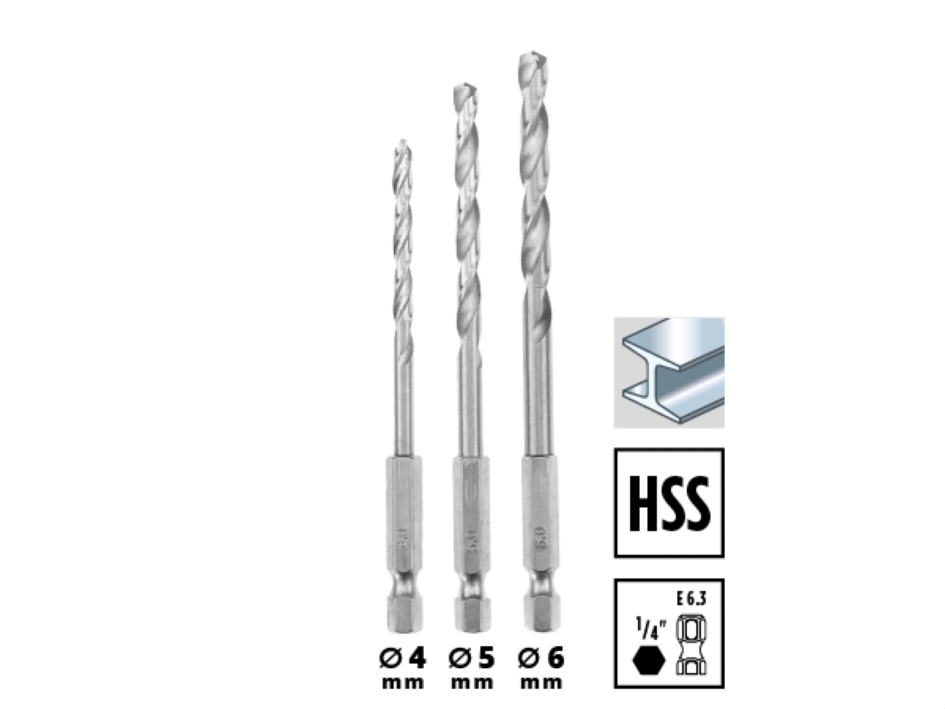 Набор бит и сверл Einhell и торцовые головки M-CASE 39 шт. 108759