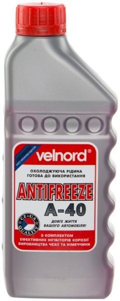 Антифриз Velvana А-40 1л червоний 
