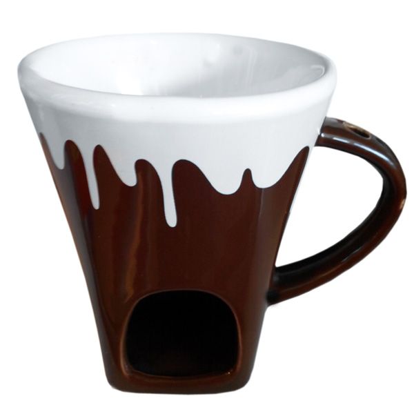 Набор для фондю Шоколадный фонтан коричневый 220 мл