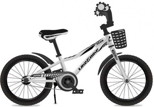 Велосипед дитячий Like2bike Neos срібний 201808