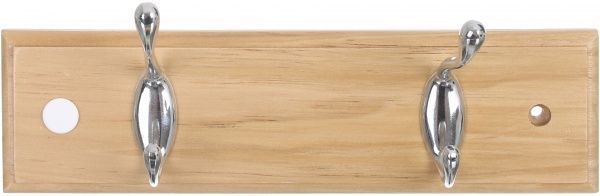 Вешалка для одежды II тип 1+1 хром/сосна