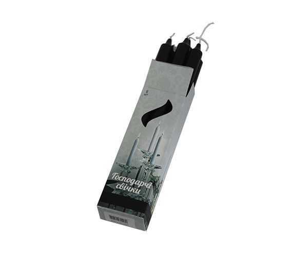 Набор свечей 6 шт. черный H20186-050 Feroma Candle