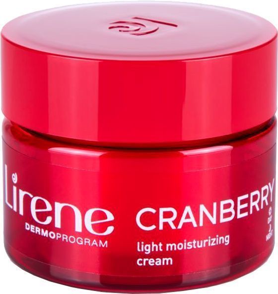 Крем для лица Lirene увлажняющий легкий Superfood For Skin Клюква 50 мл