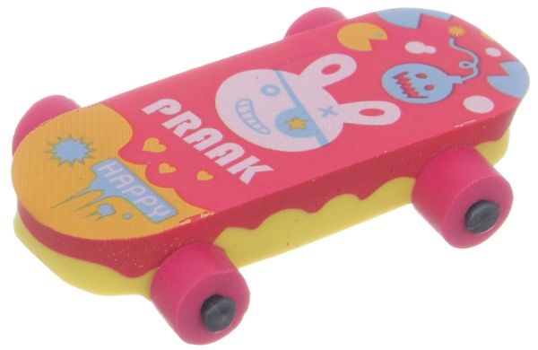 Гумка Скейт рожевий