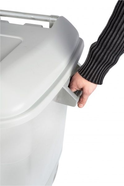 Бак для сміття з кришкою Tayg Eco з педаллю 100 л 441073_чорний