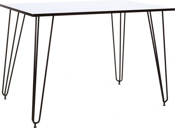 Стол обеденный Nowy Styl ALLER BLACK (18)-1200х800х750 (CH) 