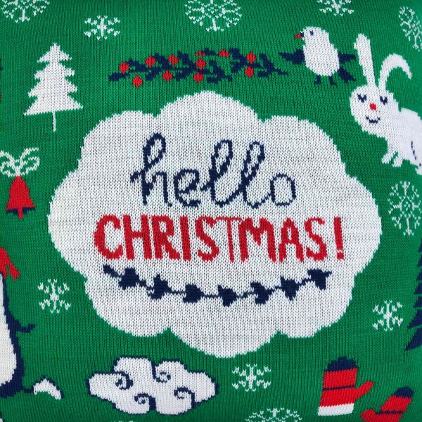 Плед Hello CHRISTMAS зелений 130x170 см La Nuit 