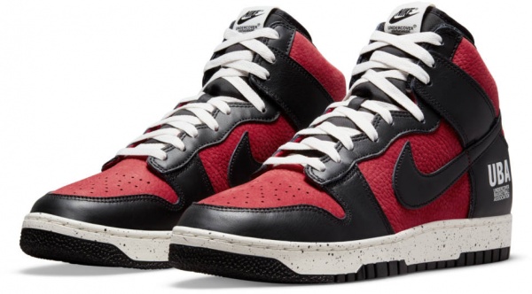 Кроссовки Nike DUNK HI 1985 / U DD9401-600 р.US 9,5 красно-черный