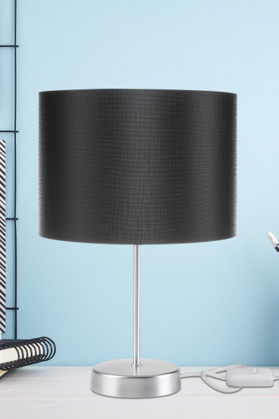 Настільна лампа Luna Arel 1xE27 срібний MDL.4740 