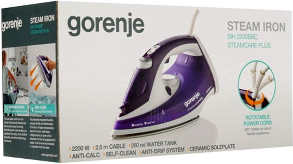 Утюг Gorenje SIH2200BBC