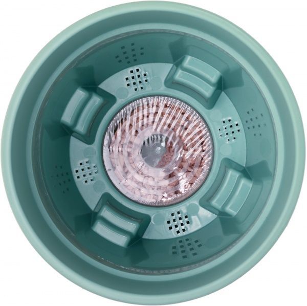 Горщик пластиковий Santino Latina круглий 2,5л світло-блакитний (L1 NEF) 