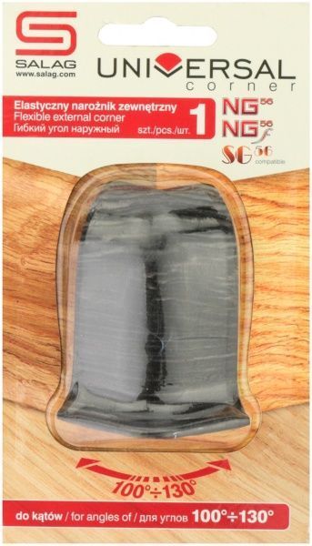 Угол наружный Salag NG 86 дуб горелый