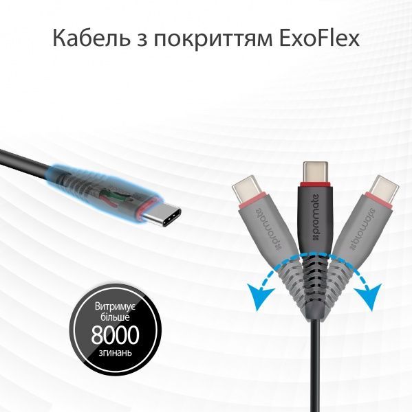 Зарядный комплект Promate FlexCharge Black