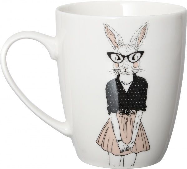 Чашка Модні звірі Міс Кролик 360 мл Keramia