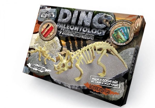 Игровой набор Danko Toys для проведения раскопок DINO PALEONTOLOGY (5) в ассортименте DP-01-01…05